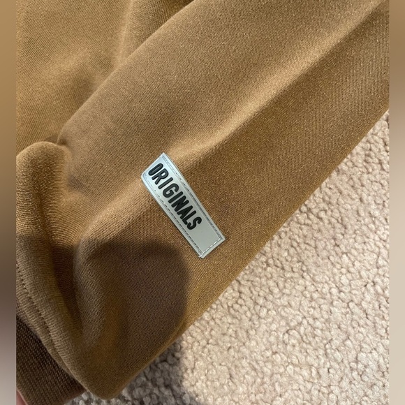 ORIGINALS Oversized Fleece Brown Crew Neck Sweatshirt - Picture 10 of 12